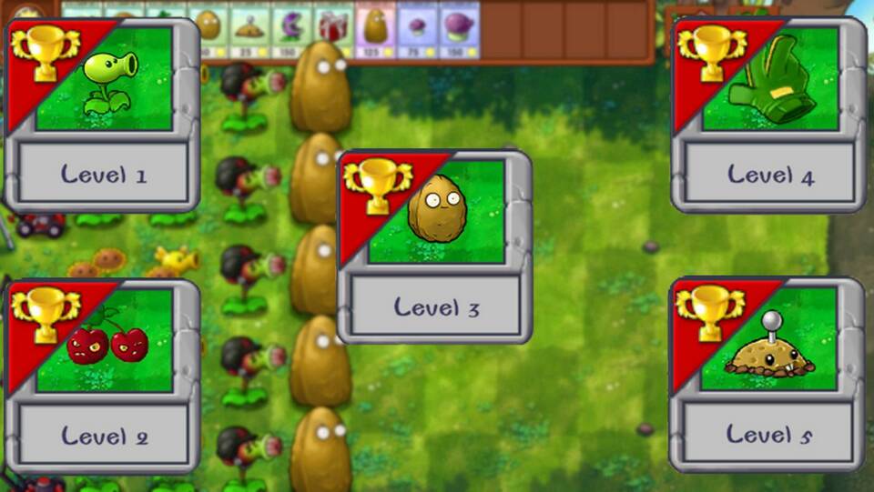Как пройти 1 уровень PVZ Fusion