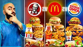 Сравнение популярности Burger King и KFC в Роникон