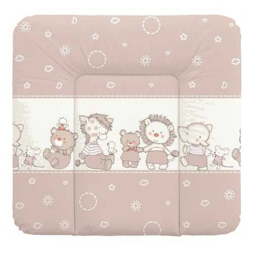 Матрас пеленальный Ceba Baby Ducklings brown на комод, 70x75 см в Роникон