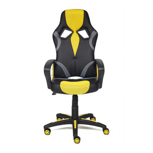 Игровое кресло TetChair Runner, желтый/черный в Роникон