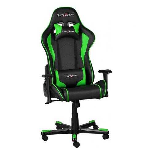 Кресло игровое DXRacer FORMULA OH/FE08/NE, черный/зеленый в Роникон