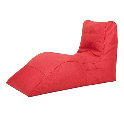 Кресло бескаркасное Папа Пуф Cinema Sofa Red, размер XXL, рогожка, красный в Роникон