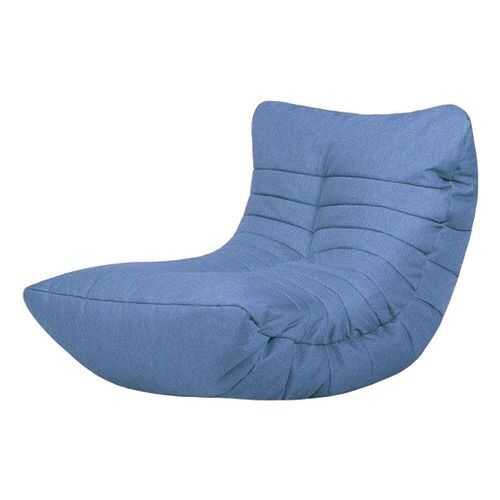 Кресло бескаркасное Папа Пуф Cocoon Chair Blue, размер L, рогожка, синий в Роникон