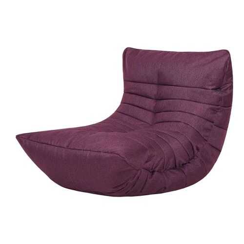 Кресло бескаркасное Папа Пуф Cocoon Chair Purple, размер L, рогожка, фиолетовый в Роникон